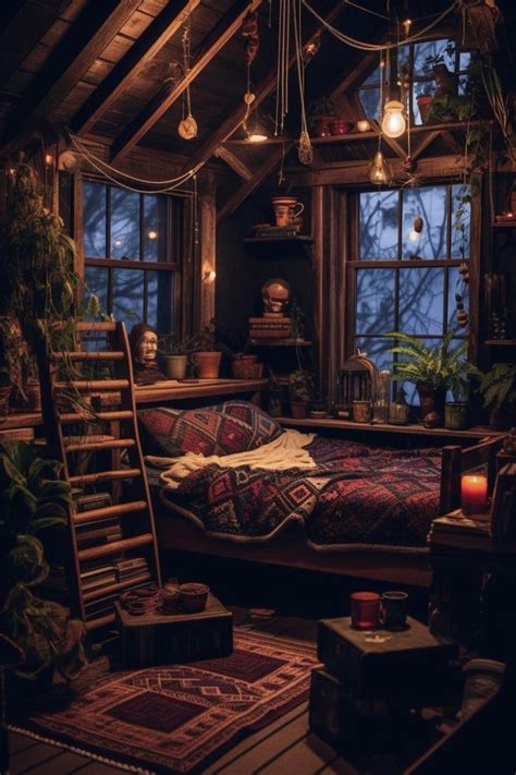 Witchy themwd bedroom